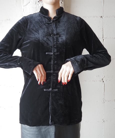 Velour China Shirt BK