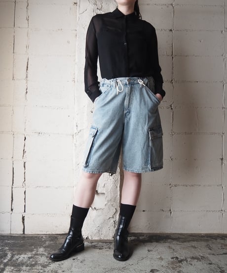 REMAKE Levi's Drawstring Denim Shorts LBL