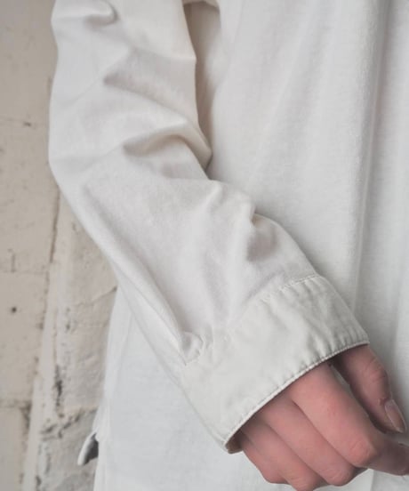 Ralph Lauren Stripe Bosom P/O Cutsewn Switching Shirt IV LBL