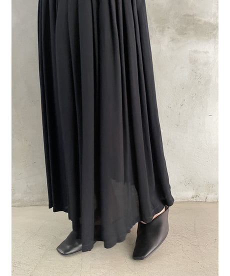 Embroidery Pleats Design Dress BK