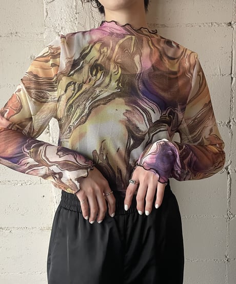Marble Pattern Mellow Cutsewn PI