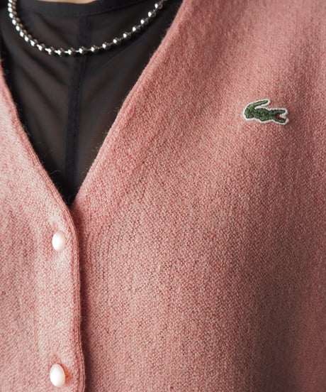 LACOSTE Vneck Cardigan PI