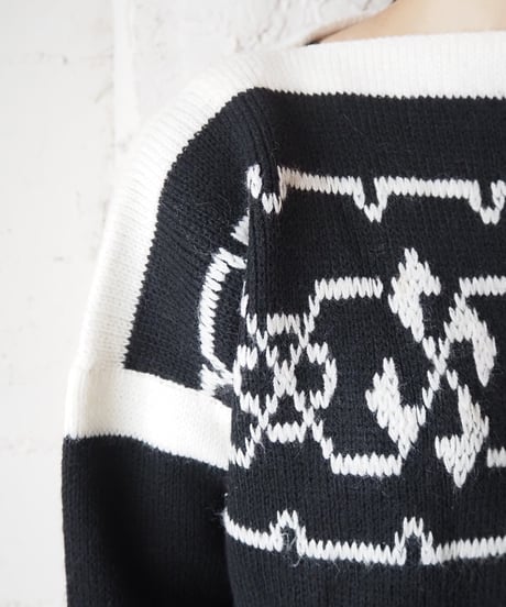 Monochrome Design Knit