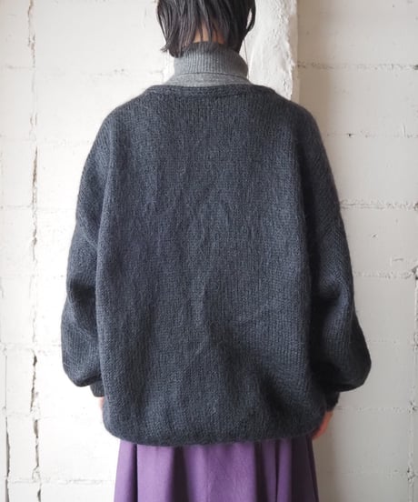 Mohair Knit Cardigan DGR