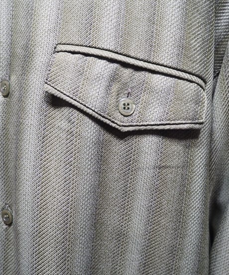 Stripe Open Collar Shirt KA