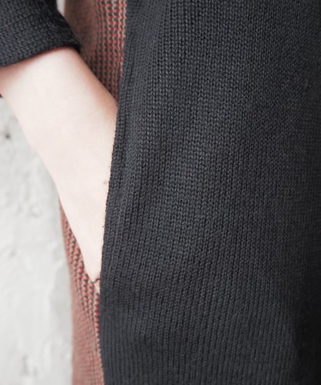 Back Pattern Knit Dress BKRE