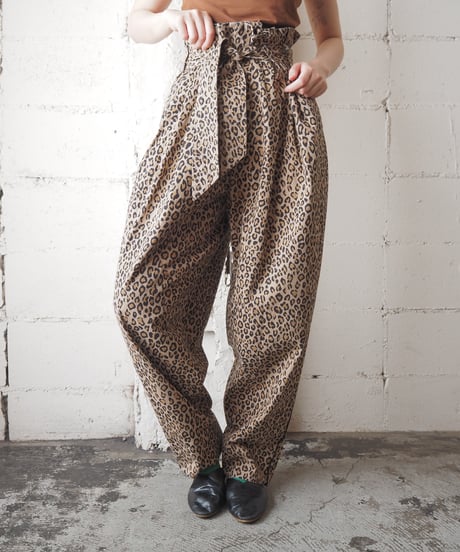 Mes Demoiselle High Waist Leopard Pants BE
