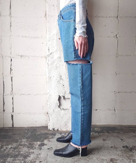 Lee Slashed Damage Denim BL