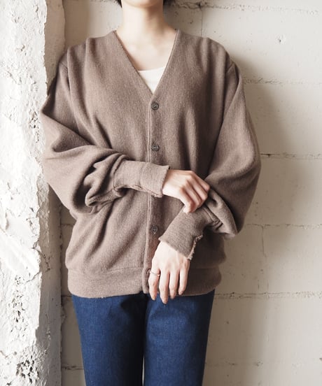 70's V Neck Cardigan BE
