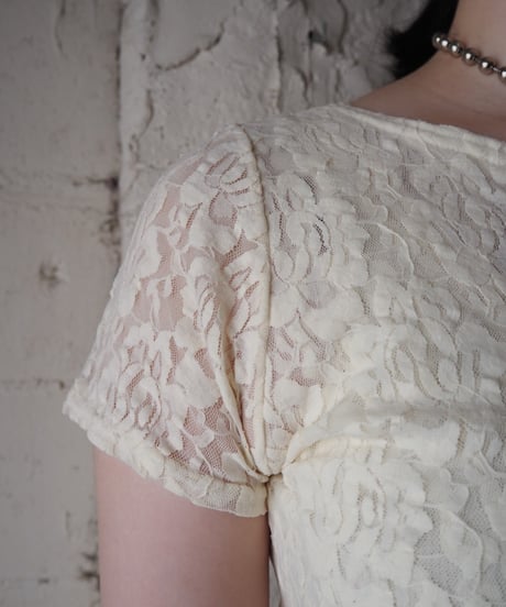Lace Short Sleeve Cutsewn IV
