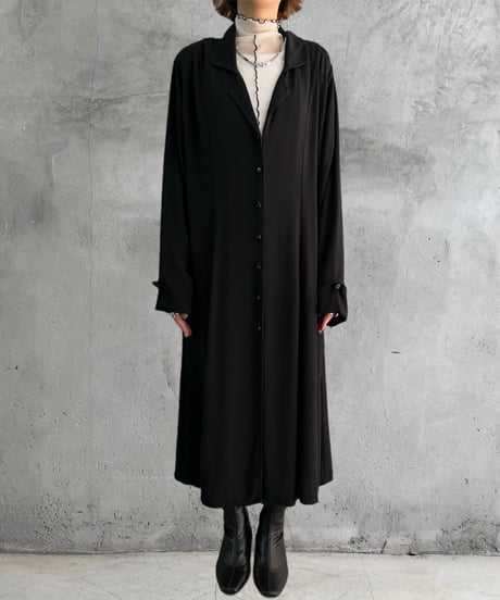 FLAX Rayon Light Coat BK