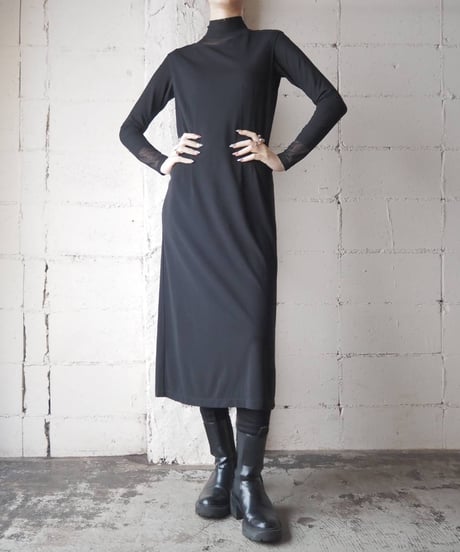 DKNY N/S Crew Neck Dress BK