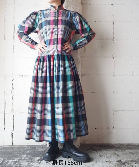ANASTASIA Tyrolean Check Dress SVPIBL