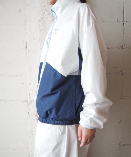 adidas Stand Collar Nylon Jacket LBLWHNV