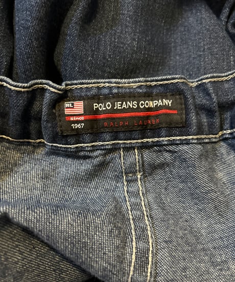 Remake POLO JEANS COMPANY RALPH LAUREN Drawstring Denim Shorts BL