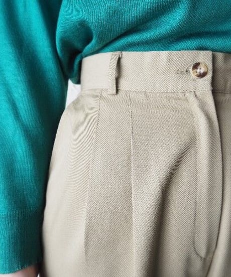 Cotton Tuck Pants BE