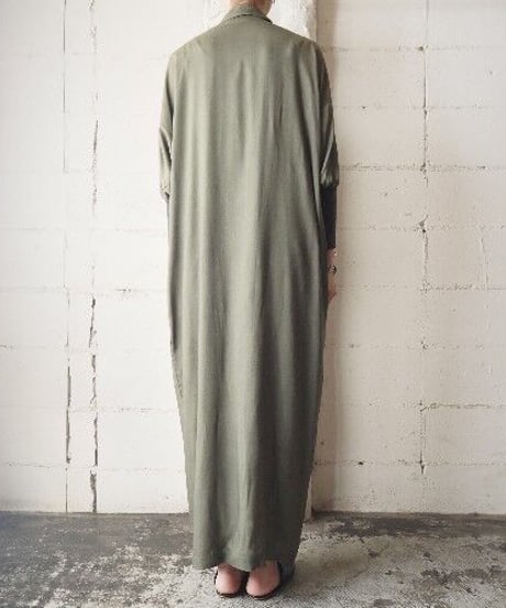 Long Rib Shirt Dress KA