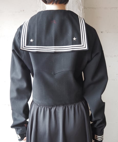 REMAKE 1960-70's USNAVY Short Sailor Shirt NV
