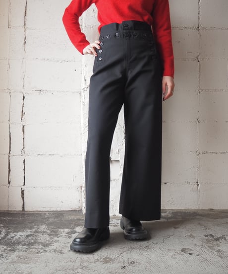 USNAVY Wool Sailor Pants BK