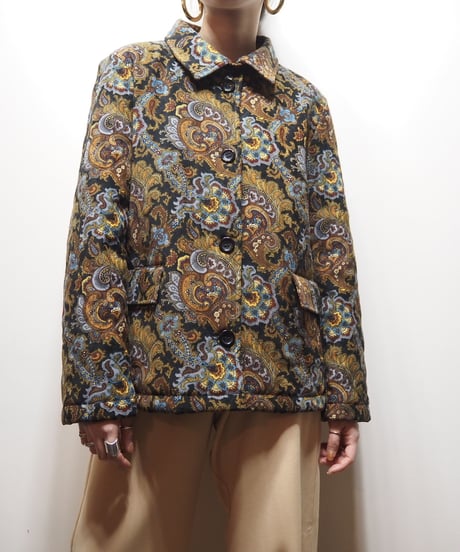 Paisley Pattern Jacket BK