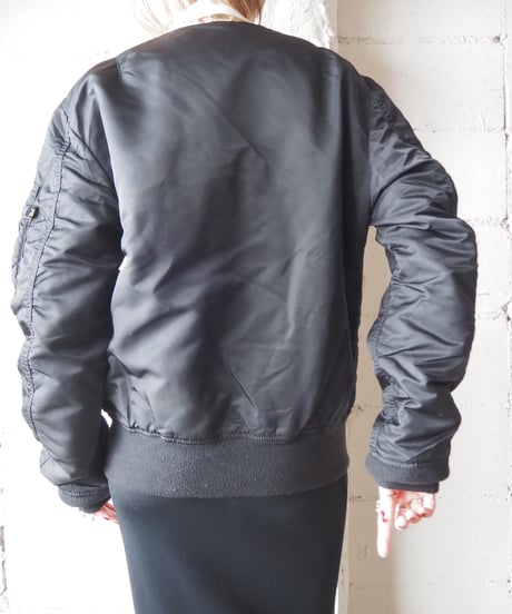 Remake Collar MA-1 Jacket BK