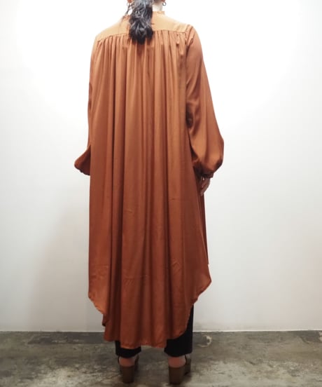 Wide Silhouette Shirt Dress OR
