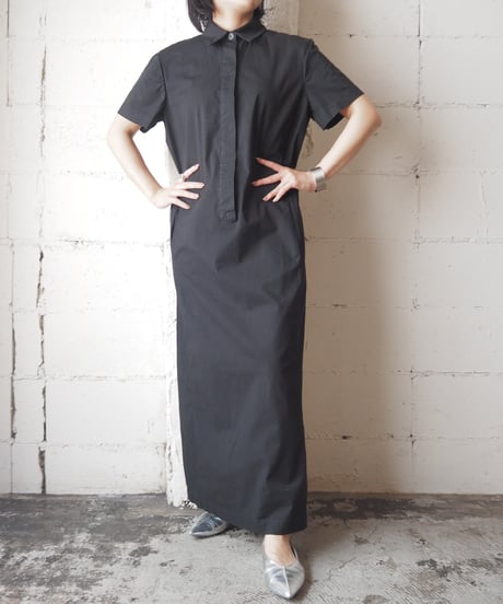 Short Sleeve Tight Dress BK