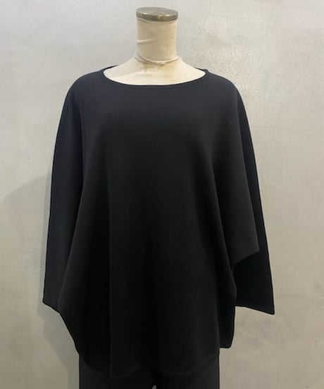Dolman Sleeve Crew Neck Knit BK
