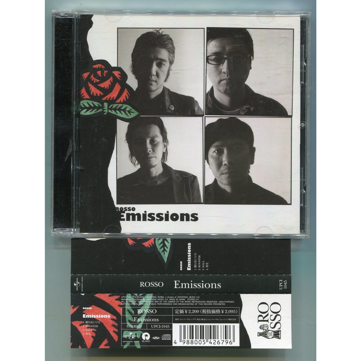 未使用未開封ＲＯＳＳＯｓ Ｅｍｉｓｓｉｏｎｓ／ＲＯＳＳＯ DVD 1万枚生産限定 未使用未開封ROSSOs Emissions／ROSSO DVD