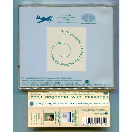 [1500円以上のご購入で送料無料！！] smiley smile/zenji nagahata with mustangs(ナガハタゼンジ・ウィズ・ムスタングス)