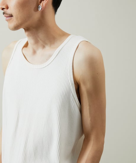 And A アンドエー / SUPIMA COTTON CODE FRISE TANK TOPS スーピマコットンコードフライスタンクトップ / AA-S24M005