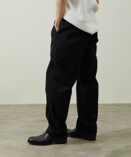And A アンドエー / TWO TUCK TAPERED WIDE CHINO PANTS ツータックコットンワイドテーパードチノパンツ / AA-A23M002