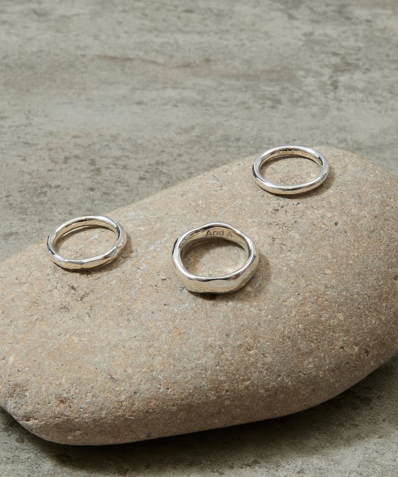 And A アンドエー / SILVER925 WARPED PENTAGRAM RING シ
