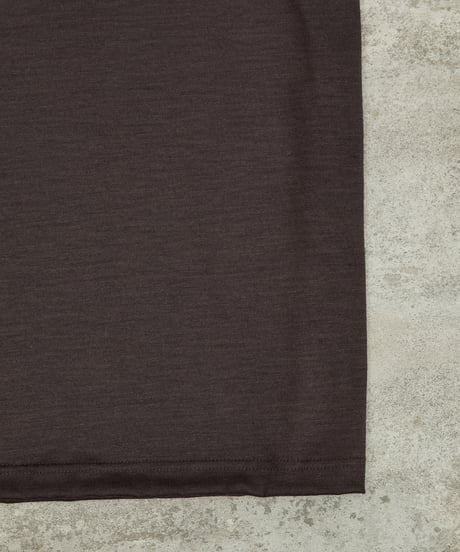 And A アンドエー / 2/72 WOOL JERSEY L/S KNIT TEE super100防縮ウォッシャブルウールジャージーニットロンT / AA-A23M004
