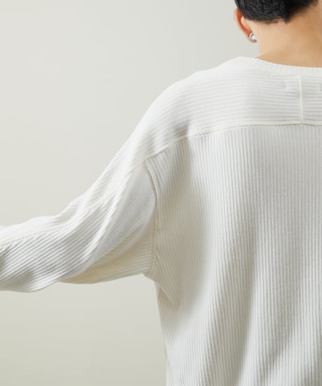 And A アンドエー / SUPIMA COTTON CODE FRISE L/S CUT&SEWN スーピマコットンコードフライスロングスリーブカットソー / AA-S24M006