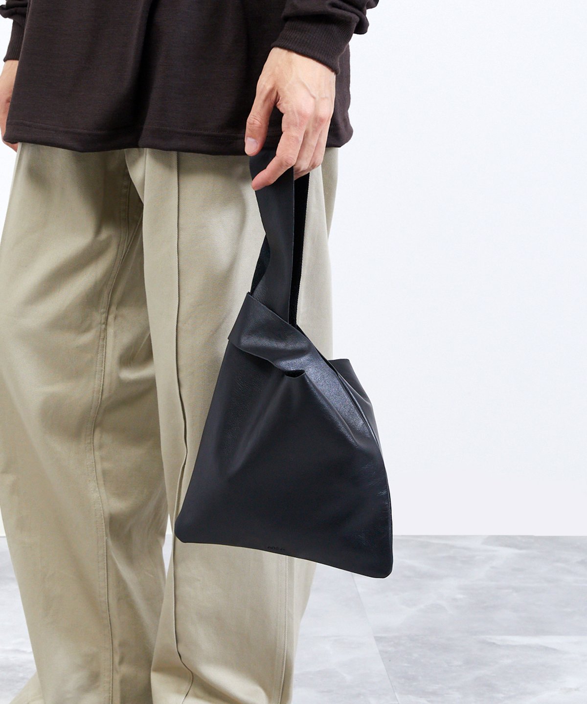 And A アンドエー / FINE LEATHER MARCHE BAG レザーマルシェバッ 