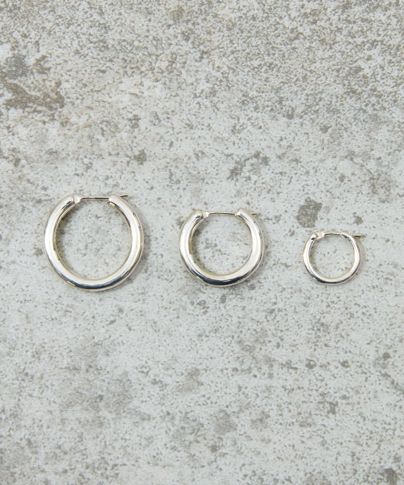 And A アンドエー / SILVER925 MEDIUM HOOP PIERCE シルバー