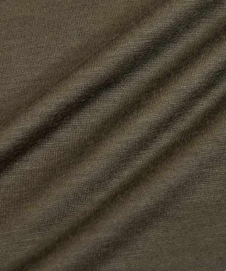 And A アンドエー / 2/72 WOOL JERSEY L/S RINGER KNIT TEE super100防縮ウォッシャブルウールジャージーリンガーニットロンT / AA-A23M005
