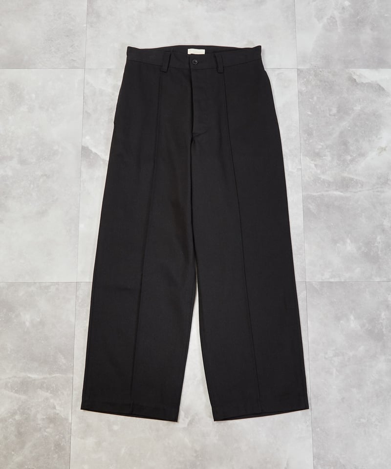 And A アンドエー / PIN TUCK DRILL WIDE CHINO PANTS ピ
