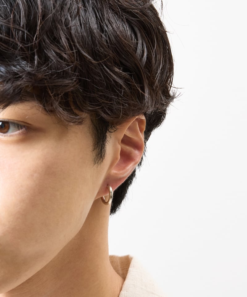 And A アンドエー / SILVER925 MEDIUM HOOP PIERCE シルバー