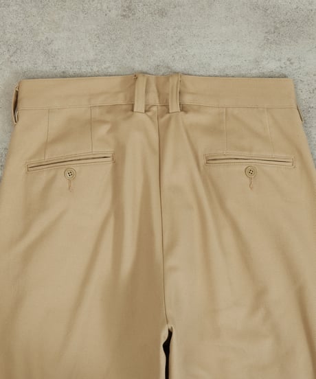 And A アンドエー / TWO TUCK TAPERED WIDE CHINO PANTS ツータックコットンワイドテーパードチノパンツ / AA-A23M002