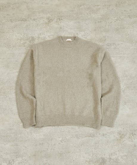 And A アンドエー / TANUKI KNIT CREW NECK PULLOVER SWEATER タヌキニットクルーネックプルオーバーニット セーター / AA-A24M001