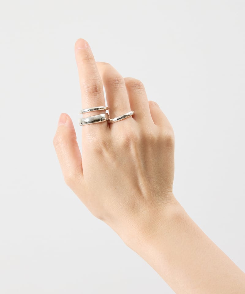 SILVER925 CIRCLE DESIGN RING/シルバー/リング And A アンドエー / SILVER925 TEXTURED CIRCLE RING シル