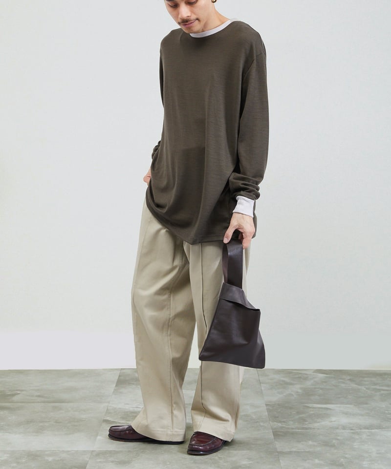 And A アンドエー / FINE LEATHER MARCHE BAG レザーマルシェバッ