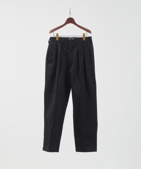 And A アンドエー / TWO TUCK TAPERED WIDE CHINO PANTS ツータックコットンワイドテーパードチノパンツ / AA-A23M002