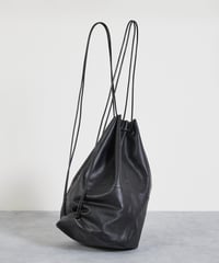 And A アンドエー / FINE LEATHER DRAWSTRING BAG 【L】 牛革巾着バッグ バッグパック / AA-A23U003