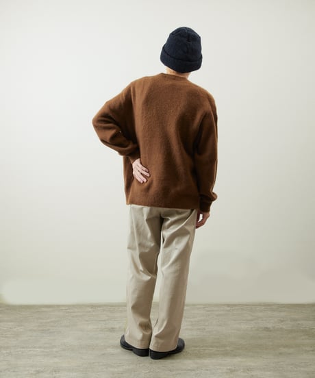 And A アンドエー / TANUKI KNIT CREW NECK PULLOVER SWEATER タヌキニットクルーネックプルオーバーニット セーター / AA-A24M001