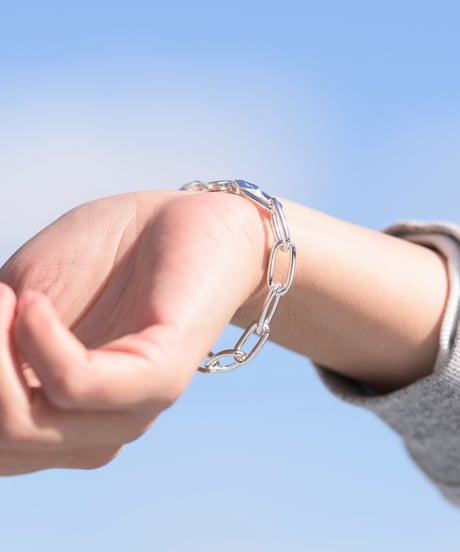 And A アンドエー / Link chain bracelet アズキチェーンブレスレット（オーバル）