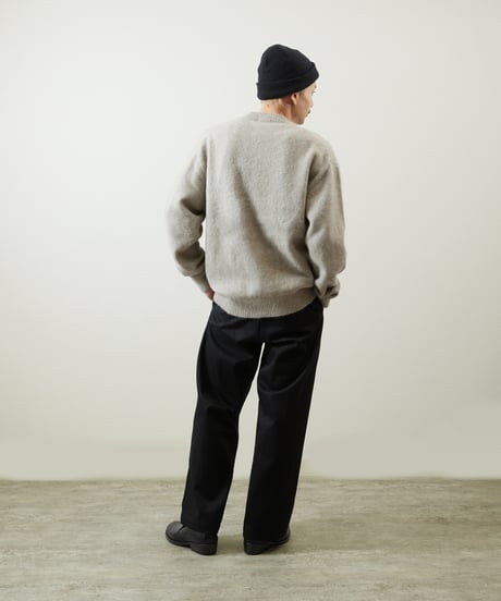 And A アンドエー / TANUKI KNIT CREW NECK PULLOVER SWEATER タヌキニットクルーネックプルオーバーニット セーター / AA-A24M001