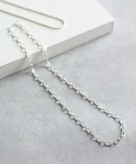 And A アンドエー / Link chain necklace アズキチェーンネックレス チョーカー（オーバル）